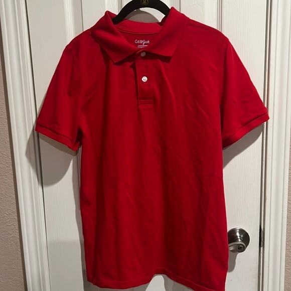 Polo Shirt Boys Red Sz XXL Cat & Jack - Picture 1 of 5
